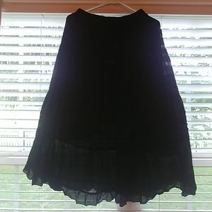 Black skirt
